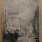 Une eau-forte de Rembrandt : la mort de la vierge