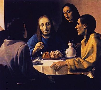 Les Disciples d’Emmaus - faux tableau de Vermeer peint par Han Van Meegeren en 1936