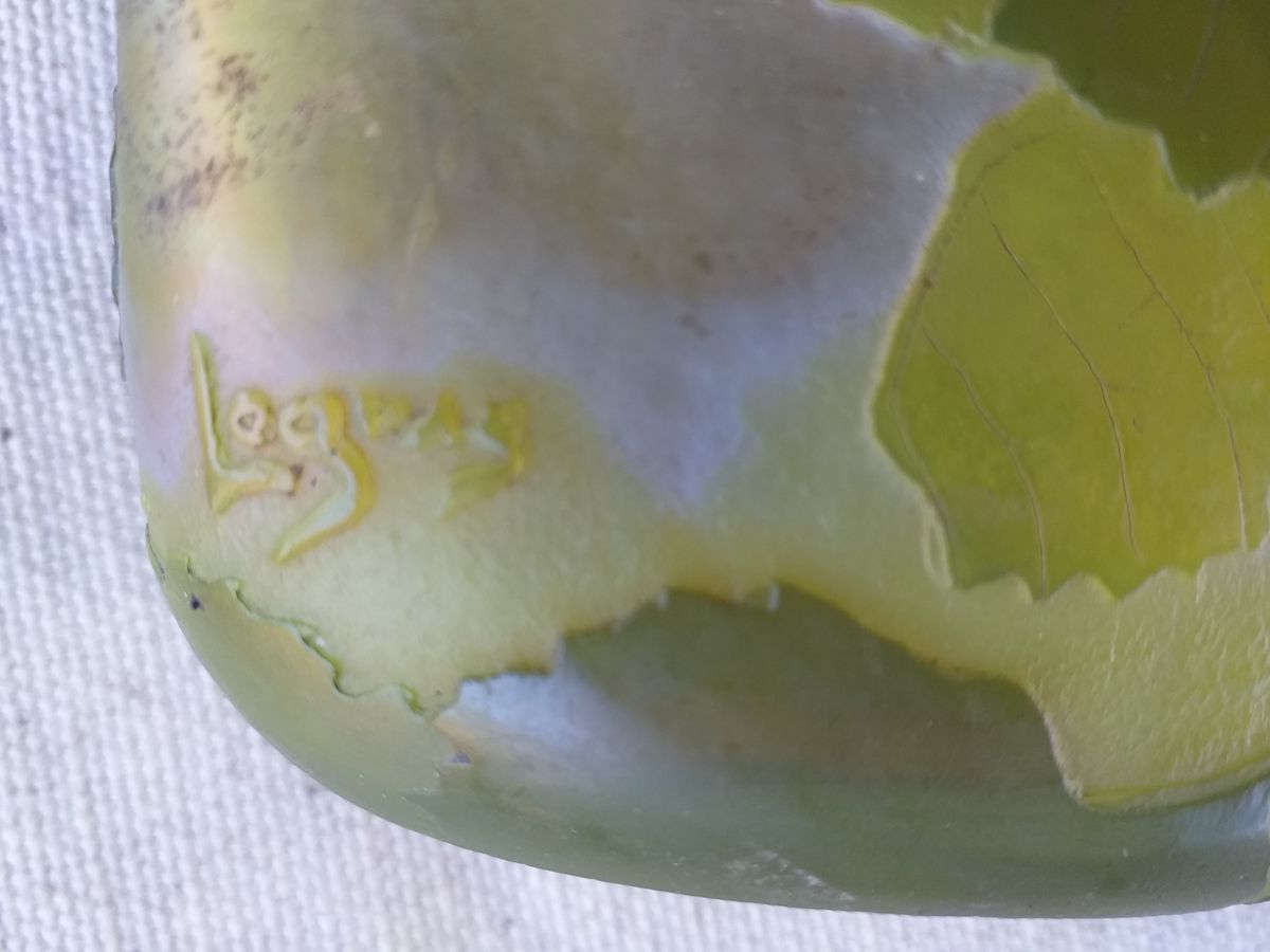 Un vase signé Legras expertisé (CE19) évalué sur Prodezarts